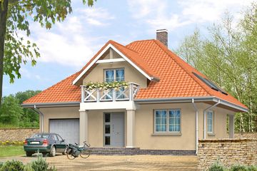  Projekt domu Boston 3 (BSA1474) - projekt domu parterowego z poddaszem - Zdjęcie 4