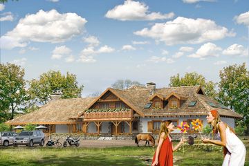  Projekt agroturystyczny Cykada 2 (BSA1528) - projekt agroturystyczny parterowego z poddaszem - Zdjęcie 3