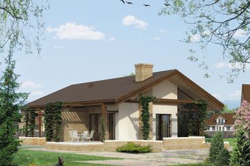  Projekt domu Lara (BSA1370) - projekt domu parterowego - Zdjęcie 3