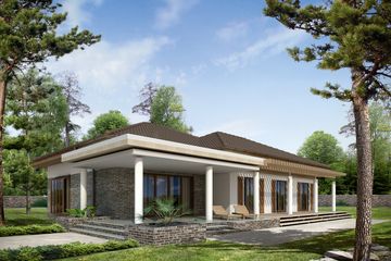  Projekt domu Szkwał 2 (BSA2015) - projekt domu parterowego - Zdjęcie 3