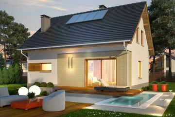  Projekt domu Unikat (WRN1242) - projekt domu parterowego z poddaszem - Zdjęcie 3