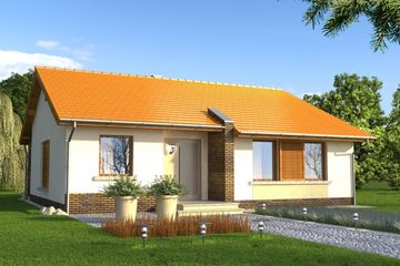  Projekt domu Texas (WRN1241) - projekt domu parterowego - Zdjęcie 1