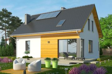  Projekt domu Esens (WRN1237) - projekt domu parterowego z poddaszem - Zdjęcie 2