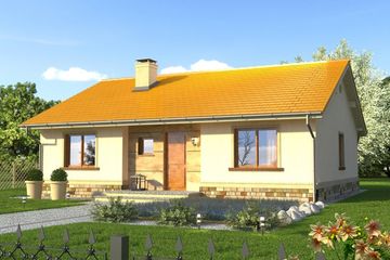  Projekt domu Bossanova (WRN1248) - projekt domu parterowego - Zdjęcie 1