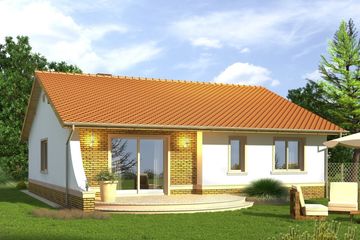  Projekt domu Limonka (WRN1253) - projekt domu parterowego - Zdjęcie 2