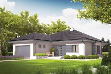  Projekt domu Eris II G2 (wersja C) energo (WRC2527) - projekt domu parterowego - Zdjęcie 2