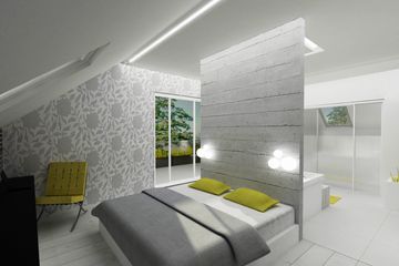  Projekt domu Lumina II G2 (WRC1779) - projekt domu parterowego z poddaszem - Zdjęcie 7