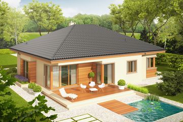  Projekt domu Eris G2 (wersja C) multi-comfort (WRC2501) - projekt domu parterowego - Zdjęcie 3