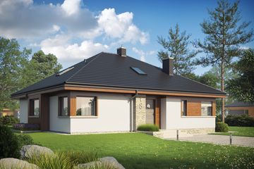  Projekt domu Flo II multi-comfort (WRC2535) - projekt domu parterowego - Zdjęcie 3