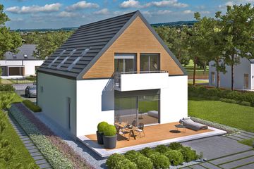  Projekt domu Noel G1 energo (WRC2390) - projekt domu parterowego z poddaszem - Zdjęcie 3