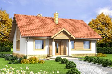  Projekt domu Tamarynd 2 (WOF1067) - projekt domu parterowego - Zdjęcie 1