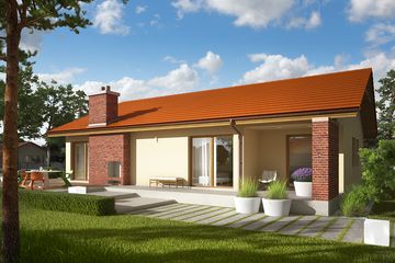  Projekt domu India G2 (wersja A) energo (WRC2451) - projekt domu parterowego - Zdjęcie 3