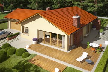  Projekt domu India G2 (wersja A) energo (WRC2451) - projekt domu parterowego - Zdjęcie 4
