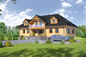  Projekt domu Gdów 31 dwh (KRP1714) - projekt domu parterowego z poddaszem - Zdjęcie 1