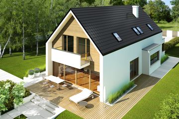  Projekt domu Bruno G1 (WRC1947) - projekt domu parterowego z poddaszem - Zdjęcie 3