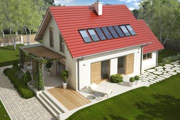  Projekt domu Lea G1 (WRC1993) - projekt domu parterowego z poddaszem - Zdjęcie 3