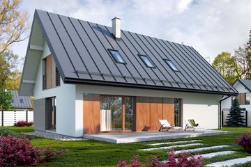  Projekt domu Nemo 3 (BSE1072) - projekt domu parterowego z poddaszem - Zdjęcie 2