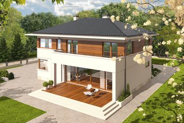  Projekt domu Nati G2 (z piwnicą) (WRC2072) - projekt domu z pełnym piętrem - Zdjęcie 4