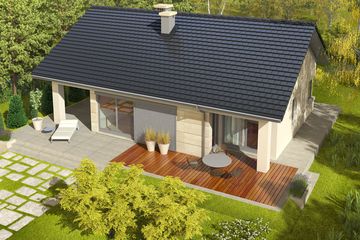  Projekt domu Tori III G1 (WRC1969) - projekt domu parterowego - Zdjęcie 3