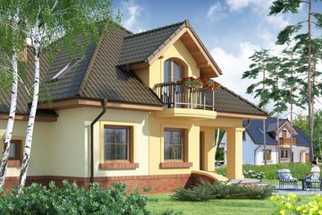  Projekt domu Ozyrys G2 (WRW1134) - projekt domu parterowego z poddaszem - Zdjęcie 4