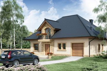  Projekt domu Kalamis (WRW1118) - projekt domu parterowego z poddaszem - Zdjęcie 5