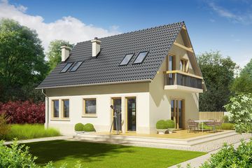  Projekt domu Oleńka (WRC1056) - projekt domu parterowego z poddaszem - Zdjęcie 3