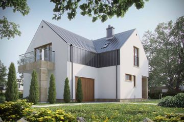  Projekt domu D190A (WAI1152) - projekt domu parterowego z poddaszem - Zdjęcie 4