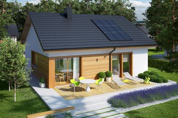  Projekt domu Elmo economic (WRC2380) - projekt domu parterowego - Zdjęcie 4