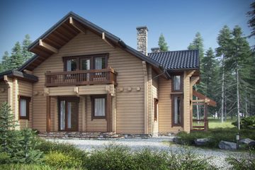  Projekt domu letniskowego D53 - dom letniskowy (WAI1235) - projekt domu letniskowego parterowego z poddaszem - Zdjęcie 4