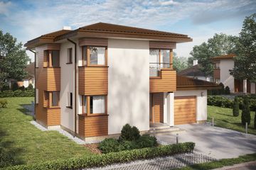  Projekt domu D62 (WAI1326) - projekt domu z pełnym piętrem - Zdjęcie 4