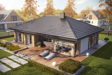  Projekt domu Dominik G2 (wersja A) (WRC2452) - projekt domu parterowego - Zdjęcie 3