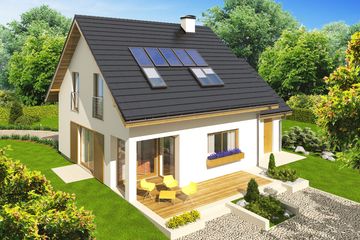  Projekt domu Liv 4 G1 (WRC2019) - projekt domu parterowego z poddaszem - Zdjęcie 3