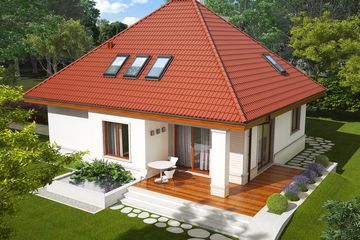  Projekt domu Jarek G1 (WRC1964) - projekt domu parterowego z poddaszem - Zdjęcie 3