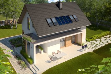  Projekt domu Liv 1 (WRC2017) - projekt domu parterowego z poddaszem - Zdjęcie 3