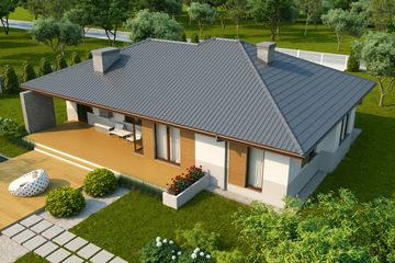  Projekt domu Lucjan G1 (WRC1949) - projekt domu parterowego - Zdjęcie 3