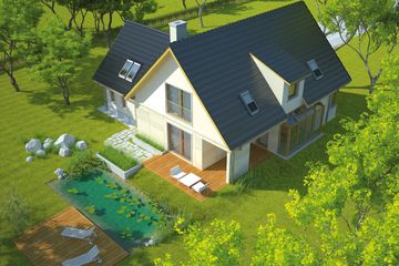  Projekt domu Edit G1 (WRC1939) - projekt domu parterowego z poddaszem - Zdjęcie 3