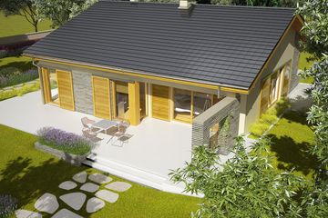  Projekt domu Bob II (WRC1902) - projekt domu parterowego - Zdjęcie 3