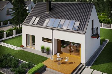  Projekt domu E11 multi-comfort (WRC2505) - projekt domu parterowego z poddaszem - Zdjęcie 4