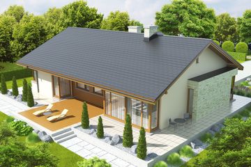  Projekt domu Alberta G1 (WRC1940) - projekt domu parterowego - Zdjęcie 3