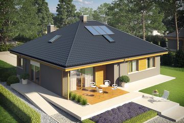  Projekt domu Flo (WRC2425) - projekt domu parterowego - Zdjęcie 3