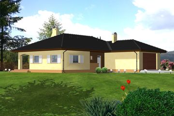  Projekt domu MD-147 (WRE1012) - projekt domu parterowego - Zdjęcie 1