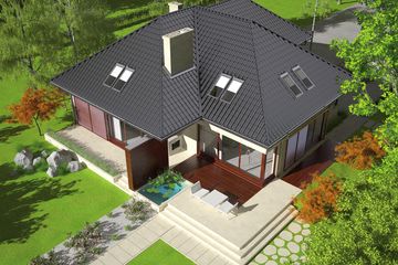  Projekt domu Teo G2 (mały) (WRC1881) - projekt domu parterowego z poddaszem - Zdjęcie 3