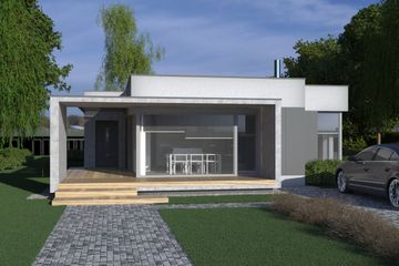  Projekt domu SQ41 (WAF1019) - projekt domu parterowego - Zdjęcie 2