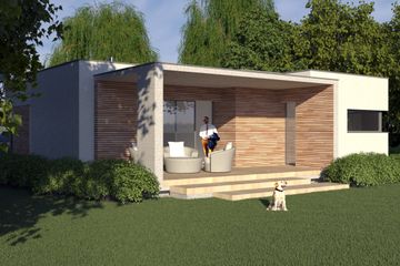  Projekt domu Squar (WAF1021) - projekt domu parterowego - Zdjęcie 4