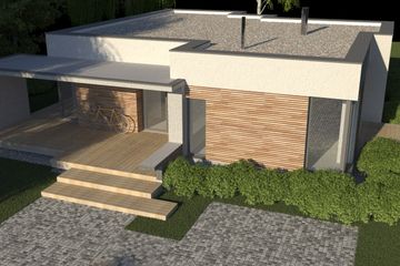  Projekt domu Squar (WAF1021) - projekt domu parterowego - Zdjęcie 7