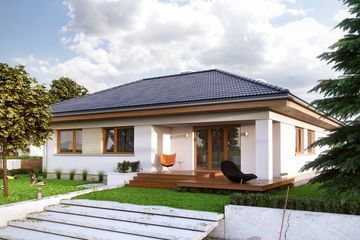  Projekt domu Kiwi (BSA2052) - projekt domu parterowego - Zdjęcie 2