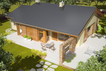  Projekt domu Bob II G1 (WRC1903) - projekt domu parterowego - Zdjęcie 3