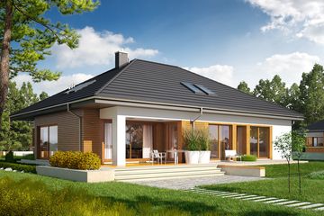  Projekt domu Marcel G2 (WRC2071) - projekt domu parterowego - Zdjęcie 4