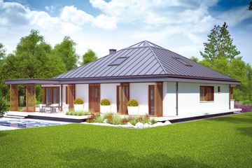  Projekt domu Lorena G2 (WRC2124) - projekt domu parterowego - Zdjęcie 3