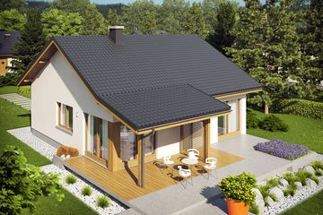  Projekt domu Elmo III energo (WRC2416) - projekt domu parterowego - Zdjęcie 2